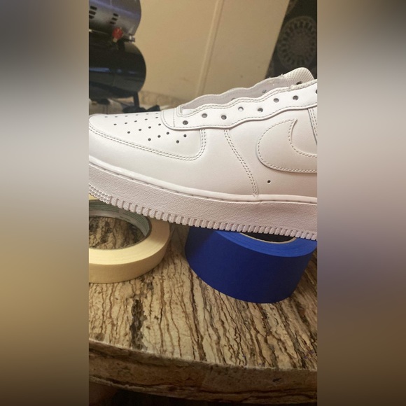 Brand new Air Force One with custom red and black splatter . - Picture 3 of 3